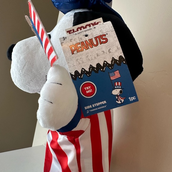 Snoopy Side Stepper Yankee Doodle Animated Peanuts - Picture 4 of 5